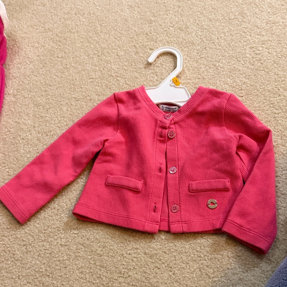 Mayoral Pink Kids Cardigan